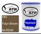 Preview: MG, Faun Brown, BLRD26: 500ml Lackdose, von ATW Autoteile West.